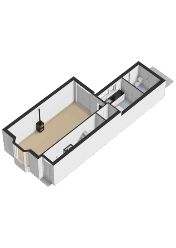 202_Begane grond - 3D