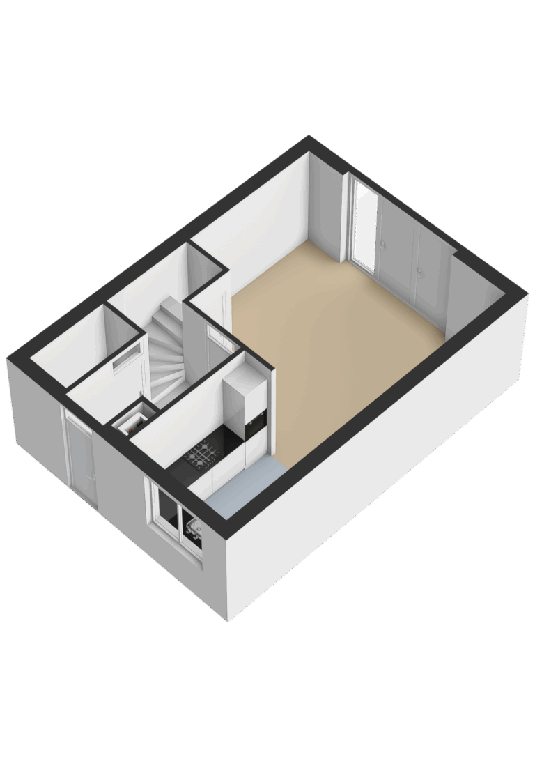 202_Begane grond - 3D