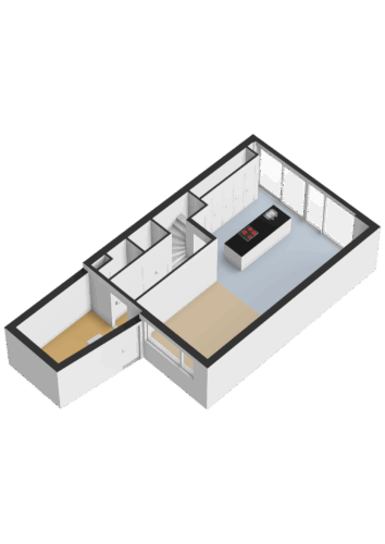 202_Begane grond - 3D