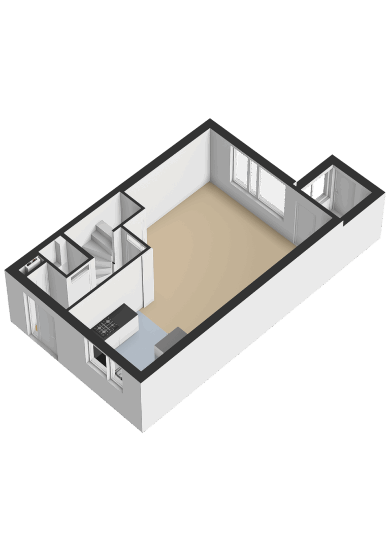202_Begane grond - 3D