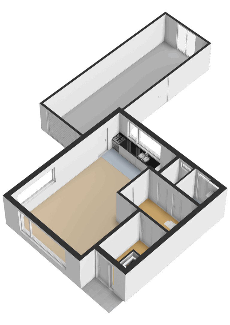 202_Begane grond - 3D