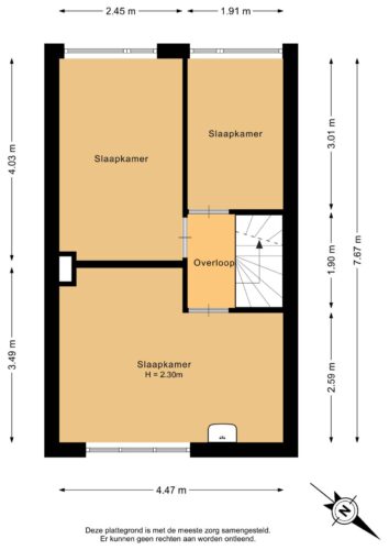 203_Eerste verdieping - 2D