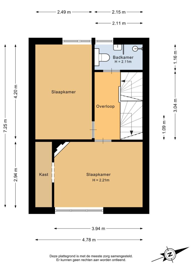 203_Eerste verdieping - 2D