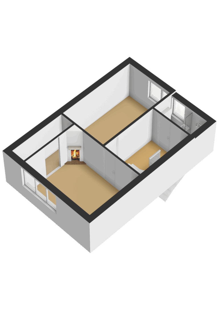 204_Eerste verdieping - 3D