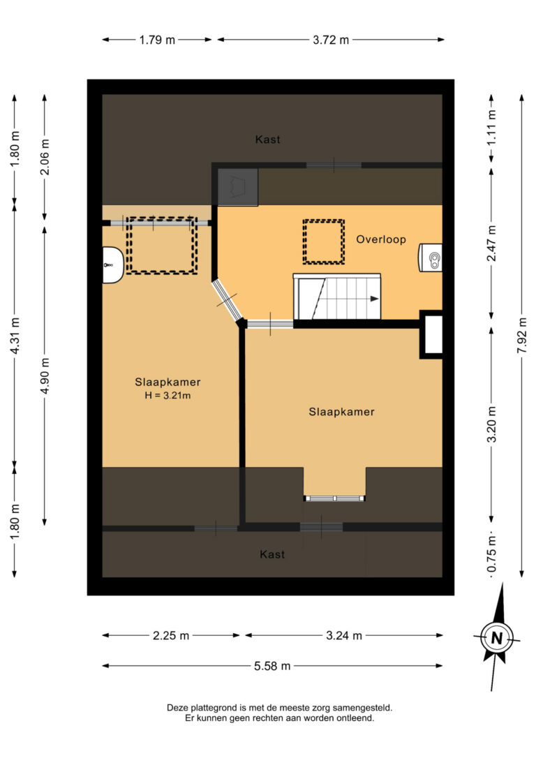 205_Tweede verdieping - 2D