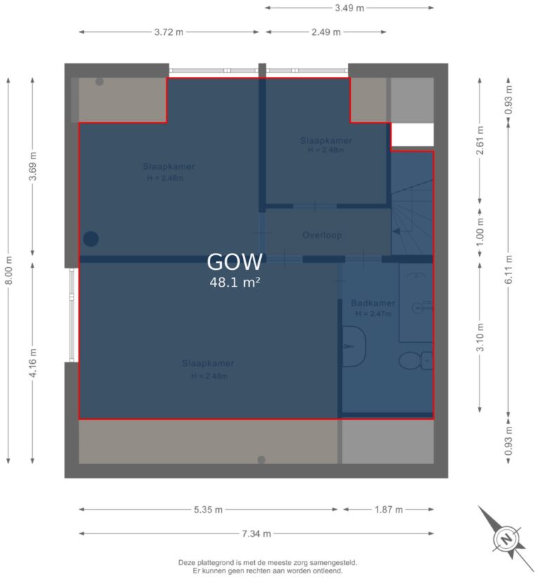 209_Eerste verdieping - markings