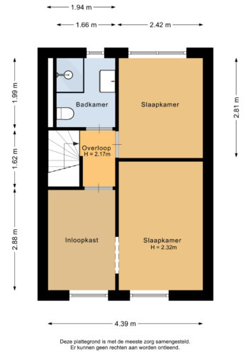 Eerste verdieping - 2D