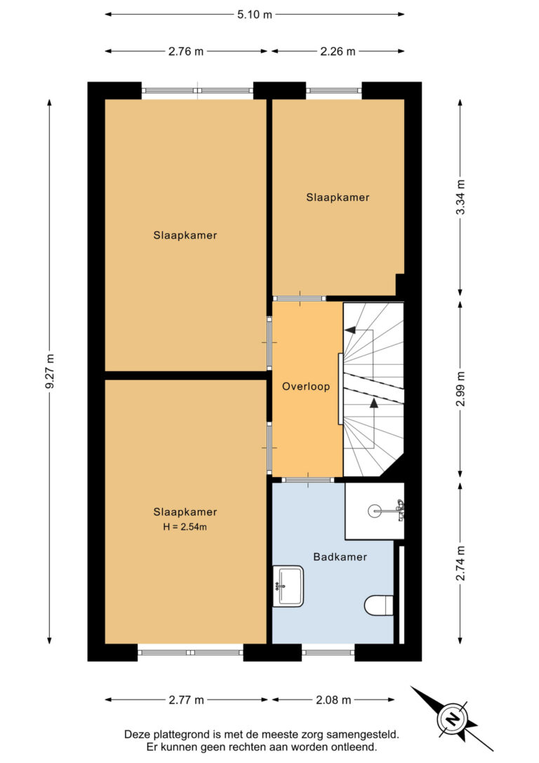 Eerste verdieping - 2D