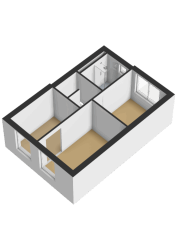 Eerste verdieping - 3D