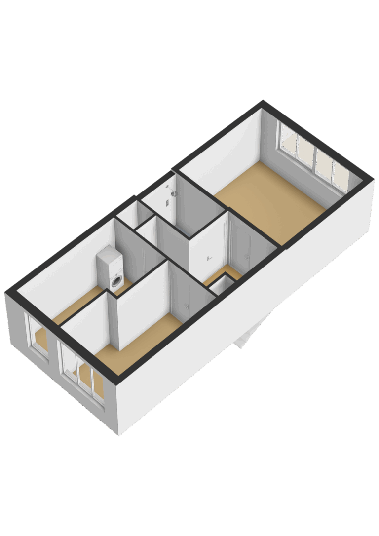 Eerste verdieping - 3D