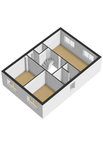 Eerste verdieping - 3D