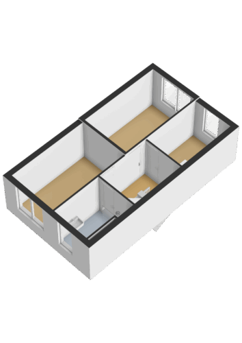 Eerste verdieping - 3D