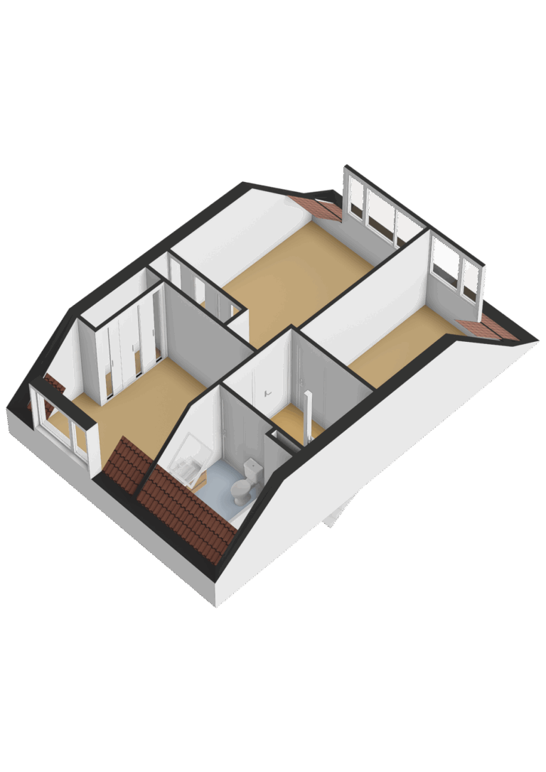 Eerste verdieping - 3D