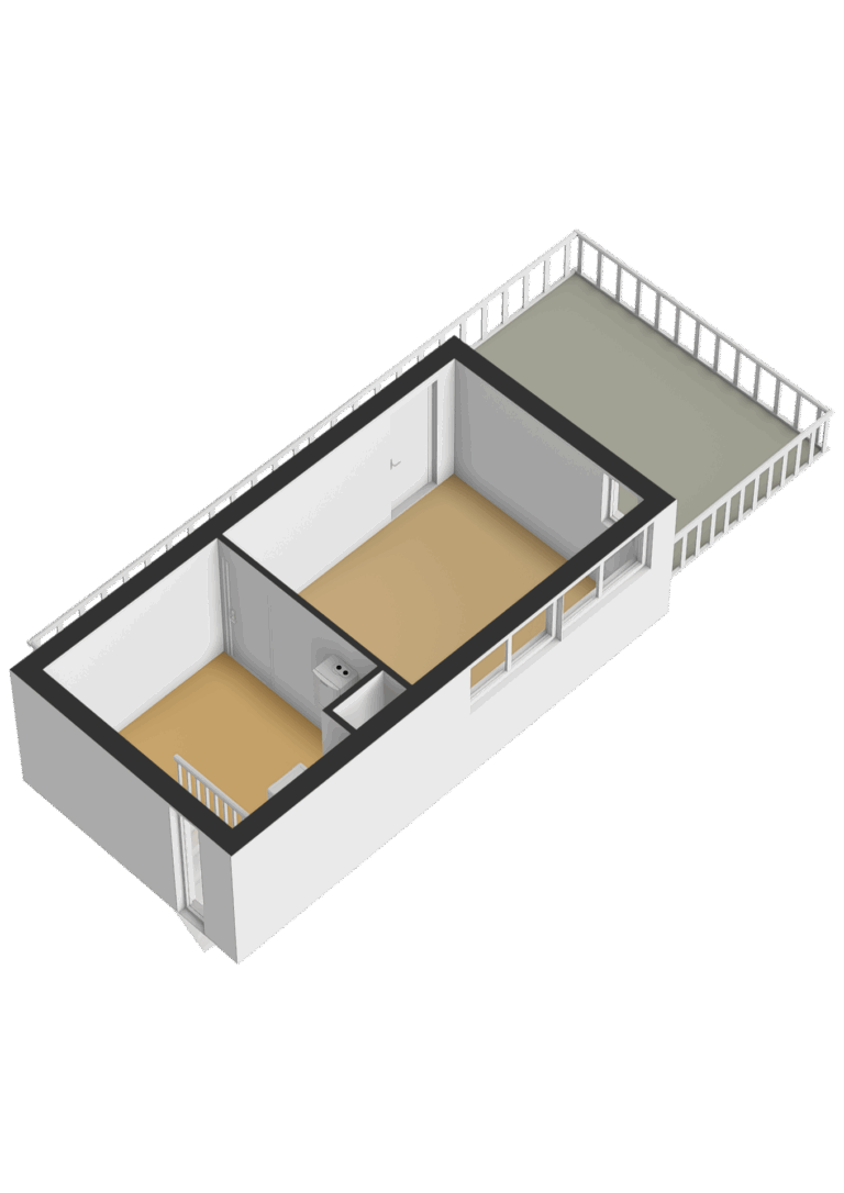 Tweede verdieping - 3D