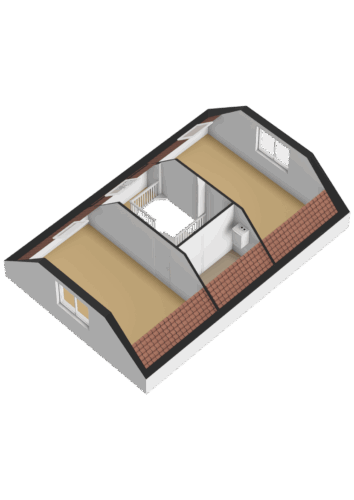 Tweede verdieping - 3D