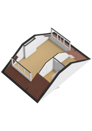 Tweede verdieping - 3D