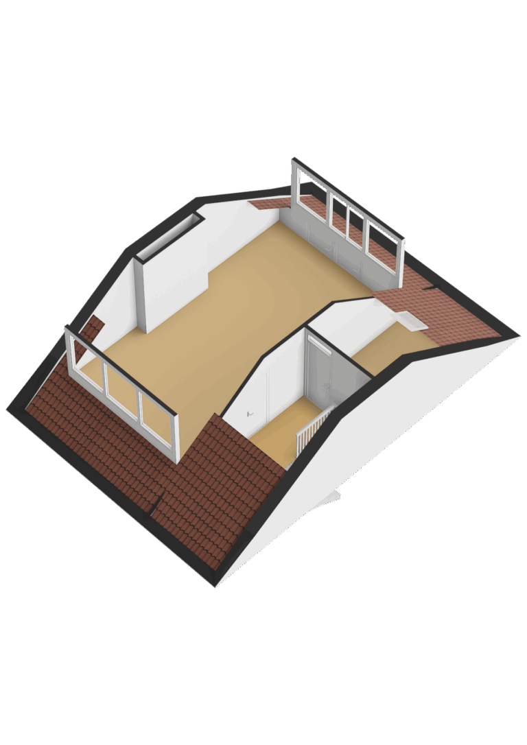 Tweede verdieping - 3D