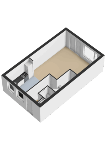 202_Begane grond - 3D