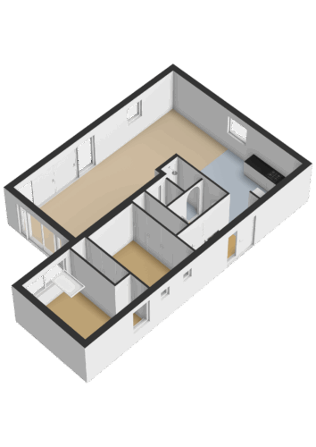 202_Begane grond - 3D