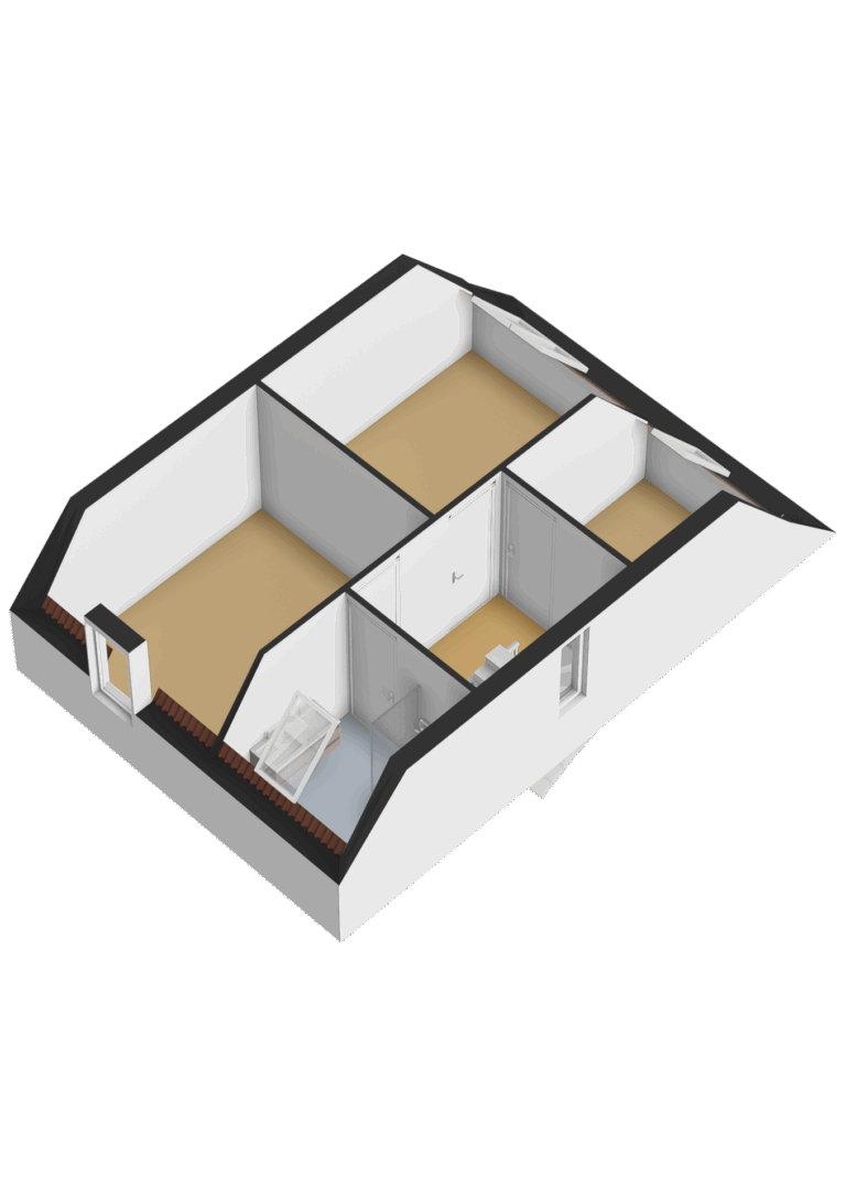 Eerste verdieping - 3D