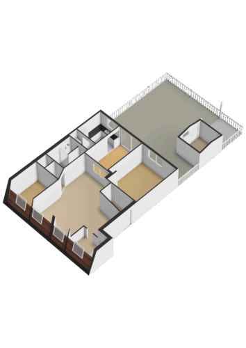 Eerste verdieping - 3D