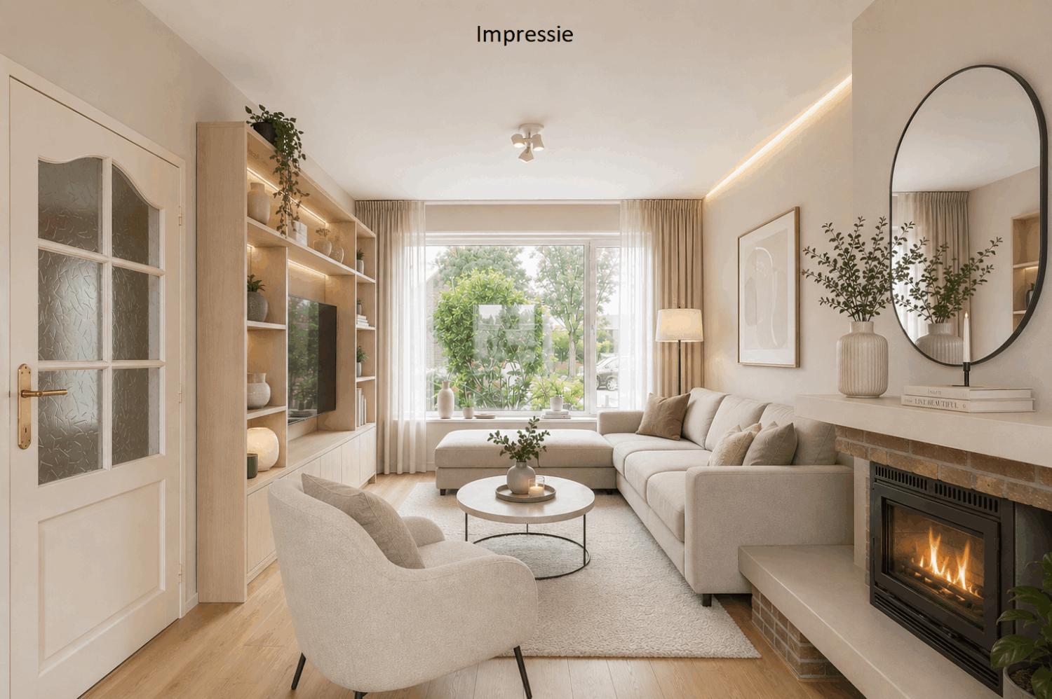 Woonkamer impressie