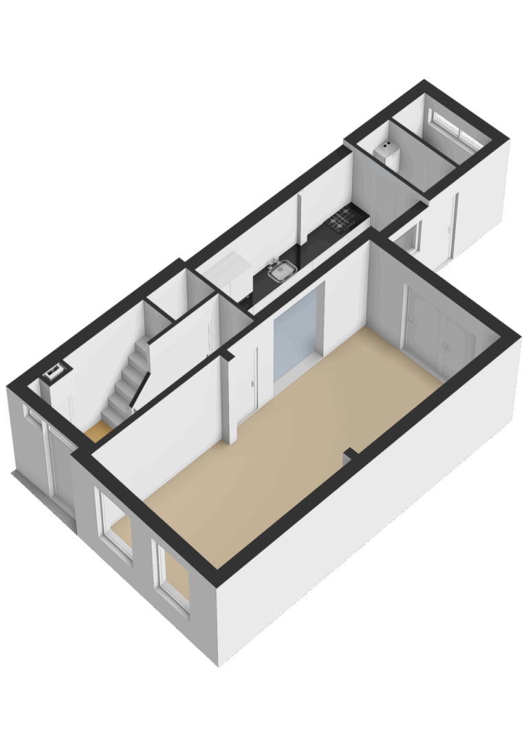 202_Begane grond - 3D