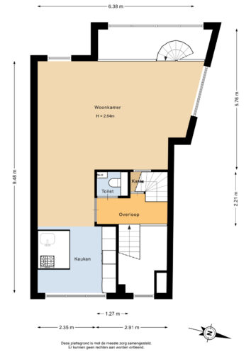 203_Eerste verdieping - 2D