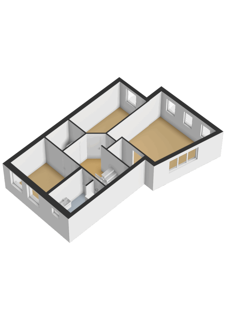 206_Tweede verdieping - 3D