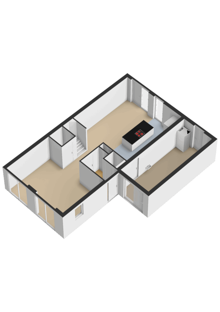 Begane grond - 3D