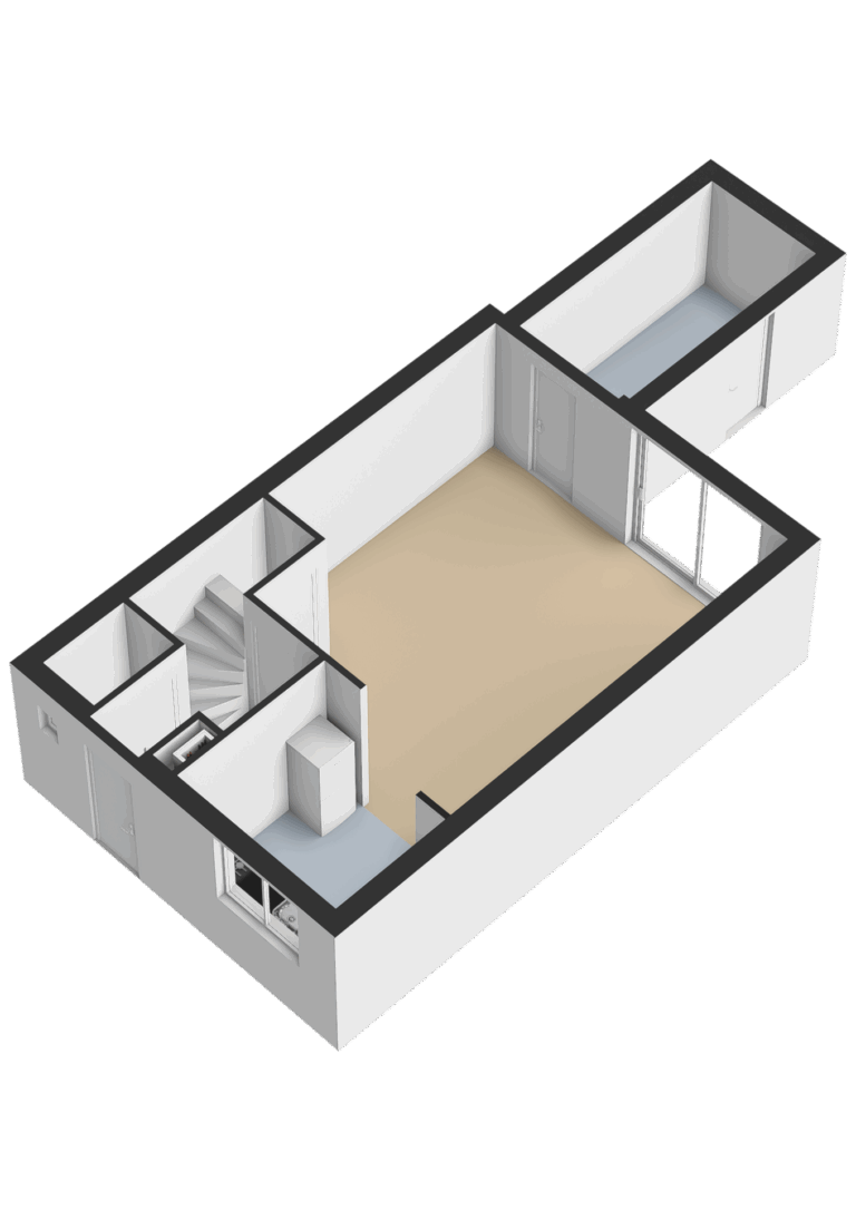 Begane grond - 3D