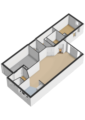 Begane grond - 3D