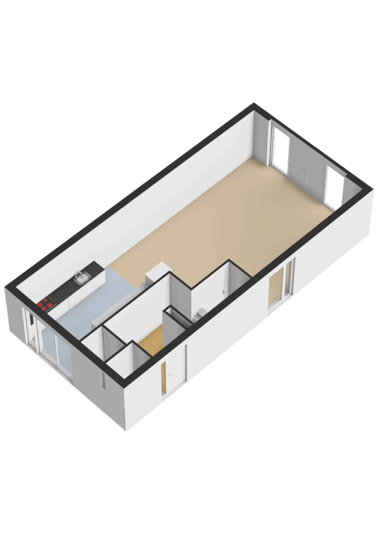 Begane grond - 3D