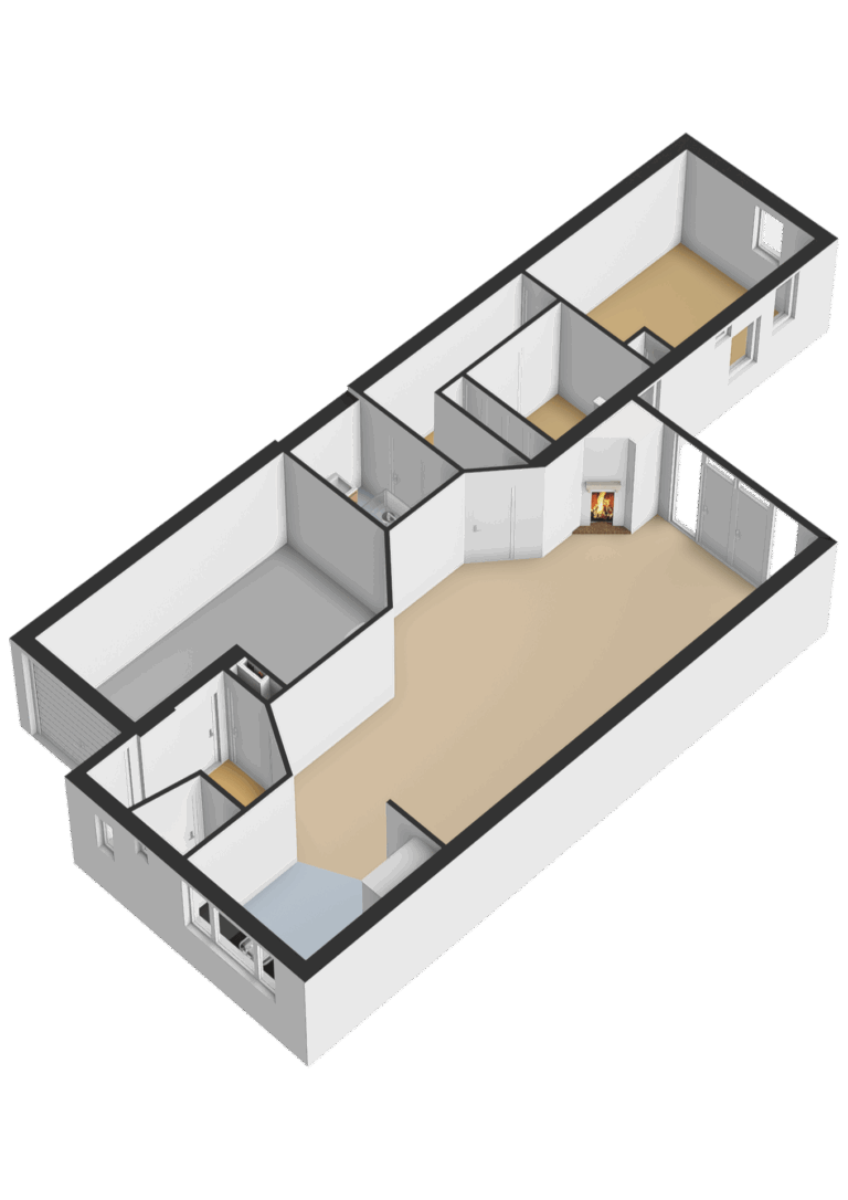 Begane grond - 3D