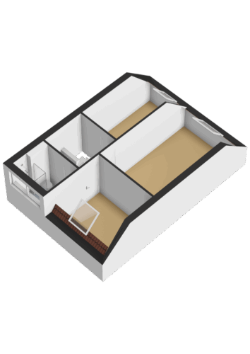Eerste verdieping - 3D