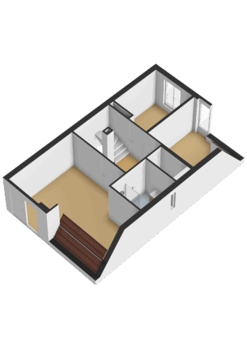 Eerste verdieping - 3D