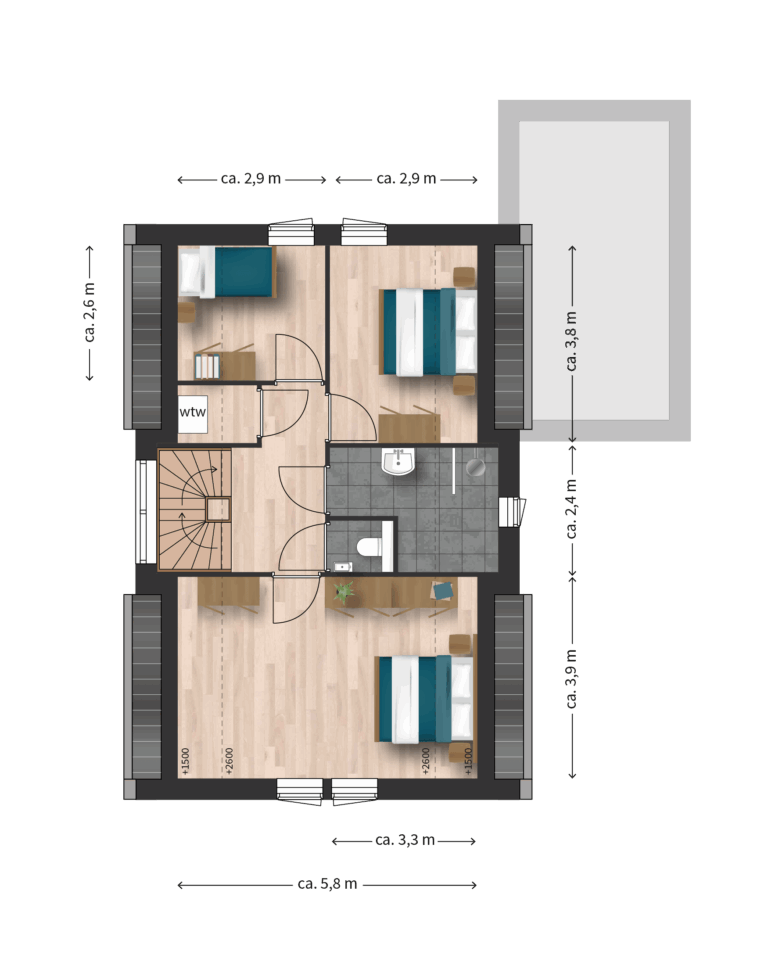 Plattegrond_VS2sp-Eerste-verdieping