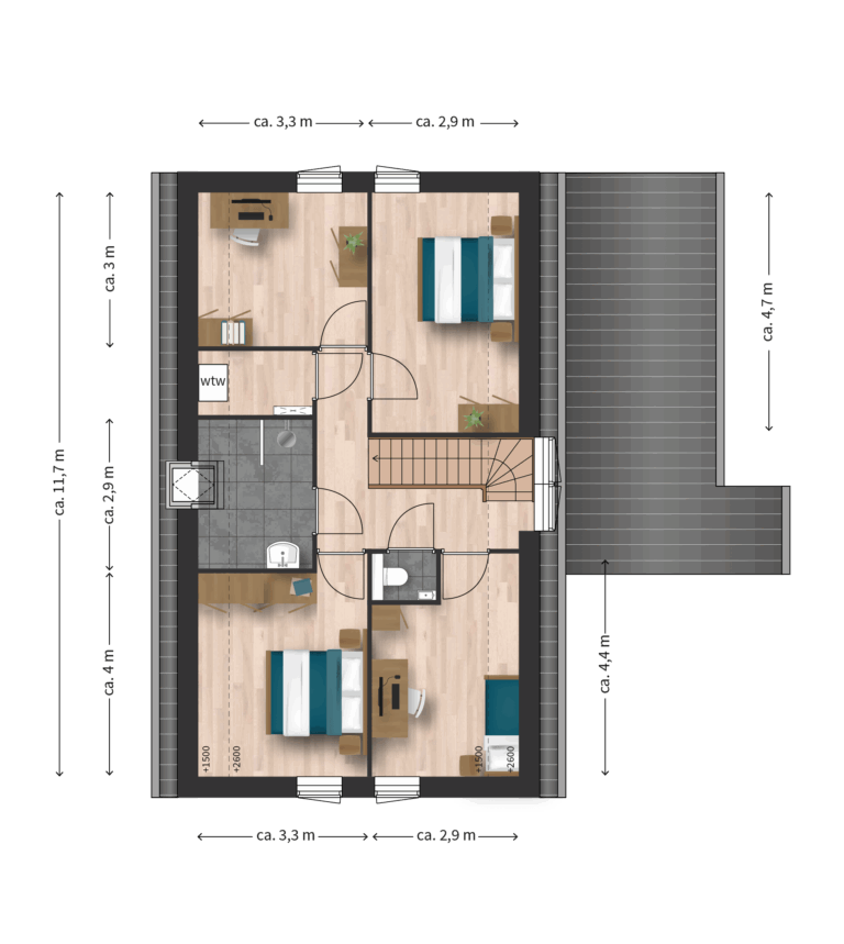 Plattegrond_VS2sp-Eerste-verdieping