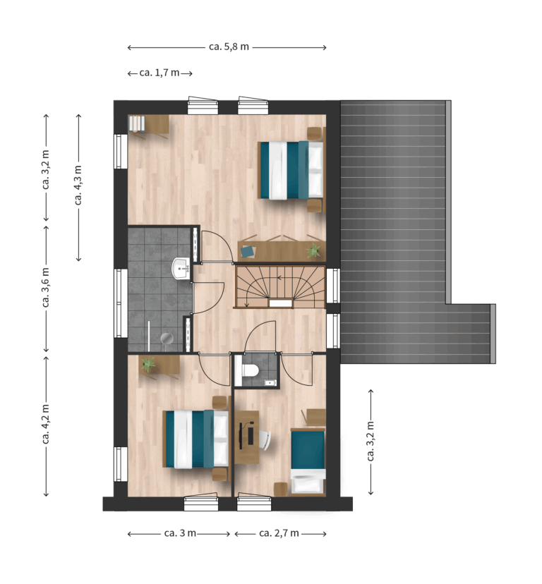 Plattegrond_VS2sp-Eerste-verdieping