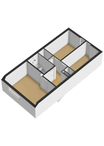 Tweede verdieping - 3D