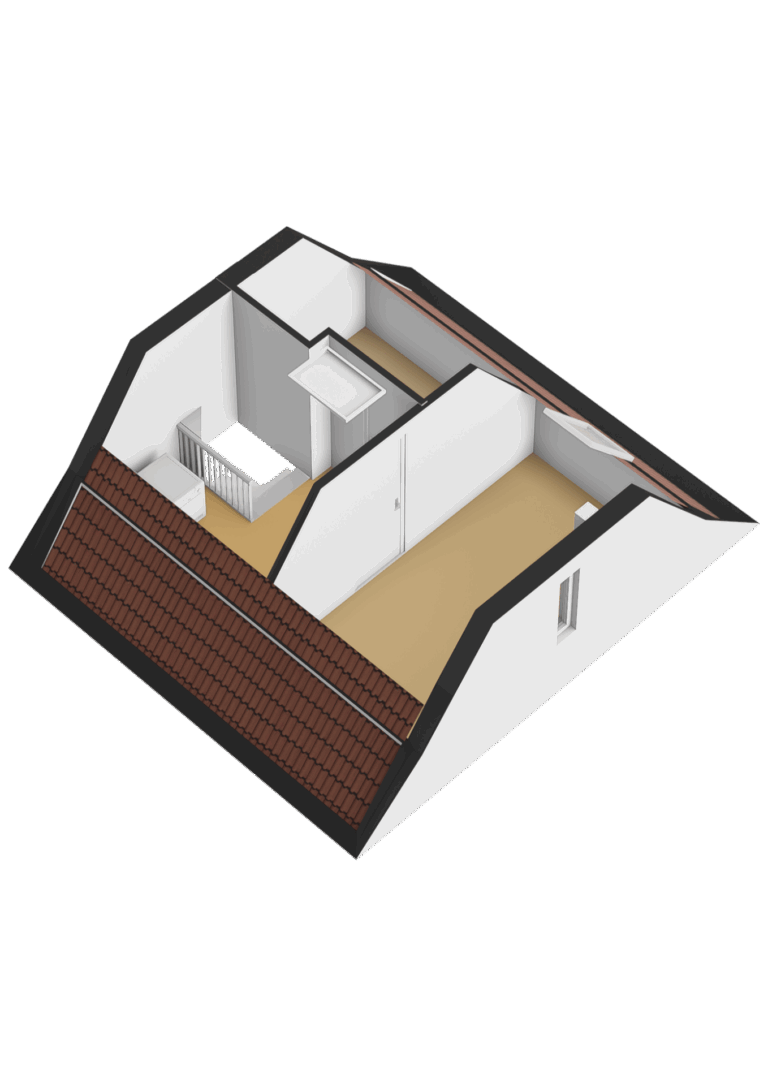 Tweede verdieping - 3D