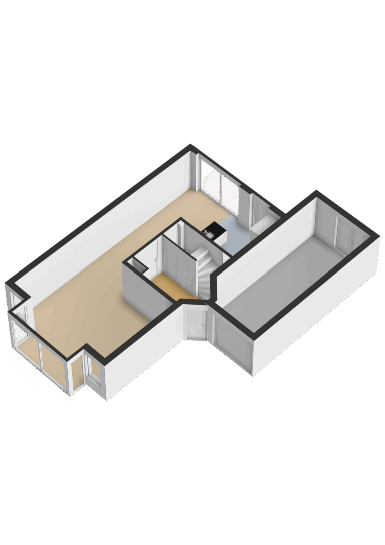 202_Begane grond - 3D
