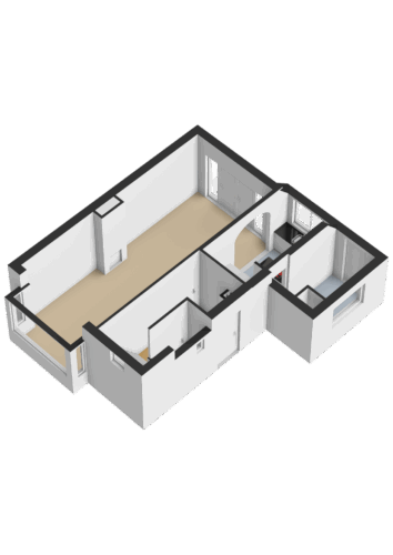 202_Begane grond - 3D