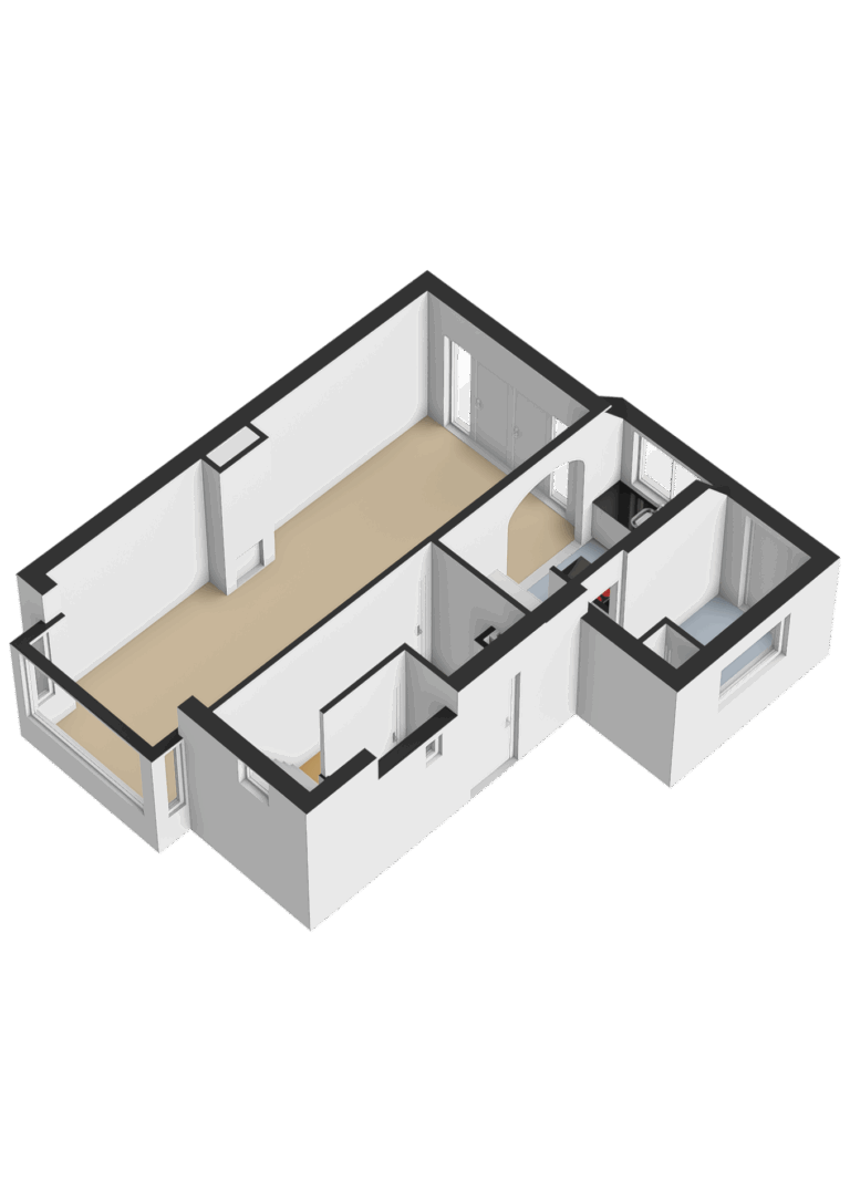 202_Begane grond - 3D
