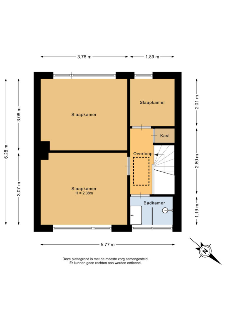 203_Eerste verdieping - 2D