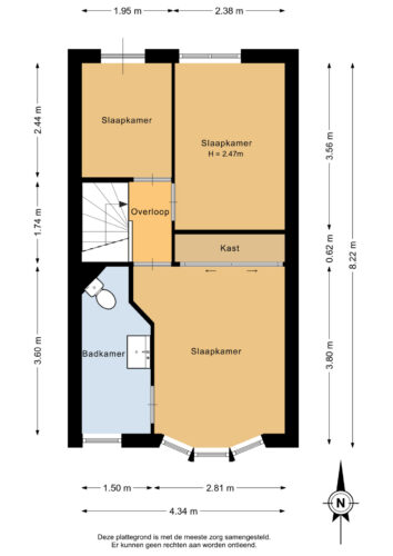 203_Eerste verdieping - 2D