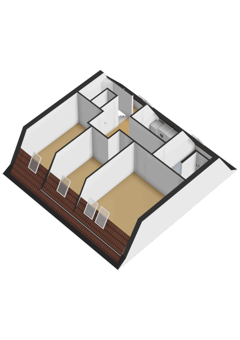 Tweede verdieping - 3D
