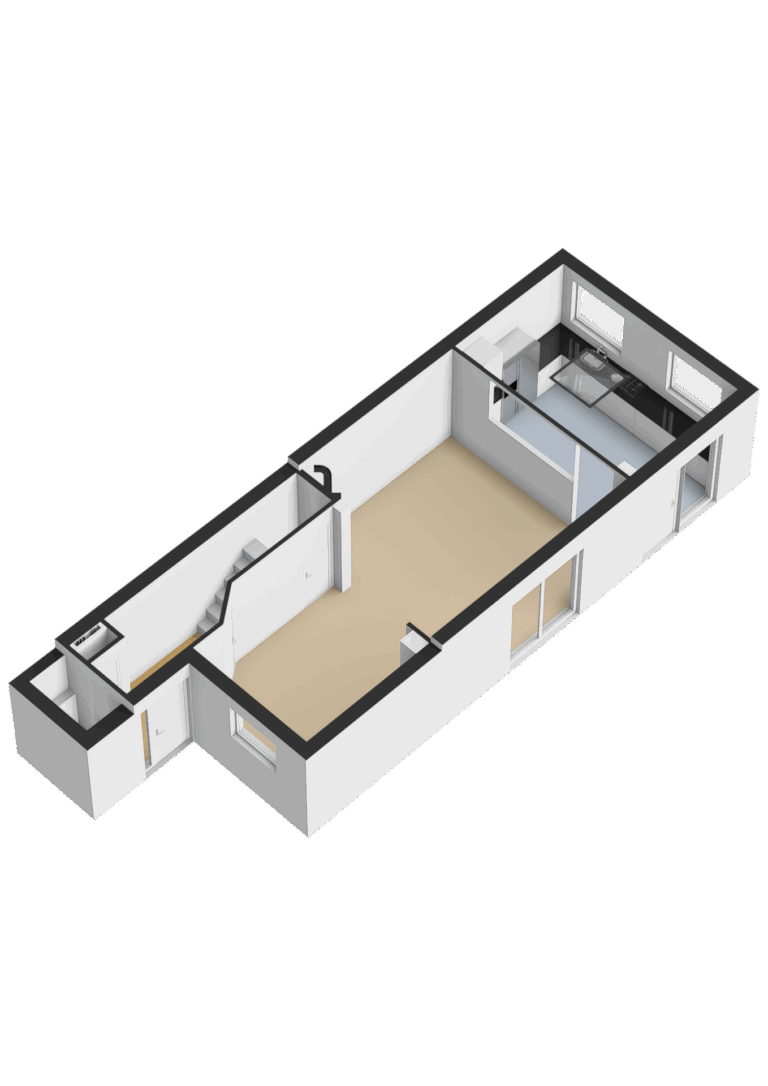 202_Begane grond - 3D
