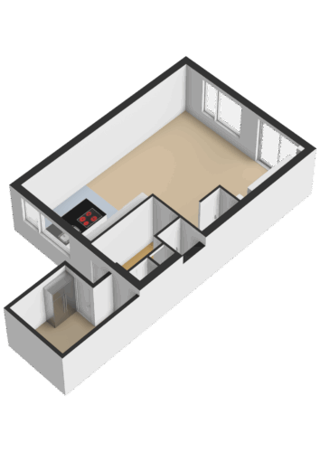 202_Begane grond - 3D