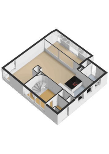 202_Begane grond - 3D